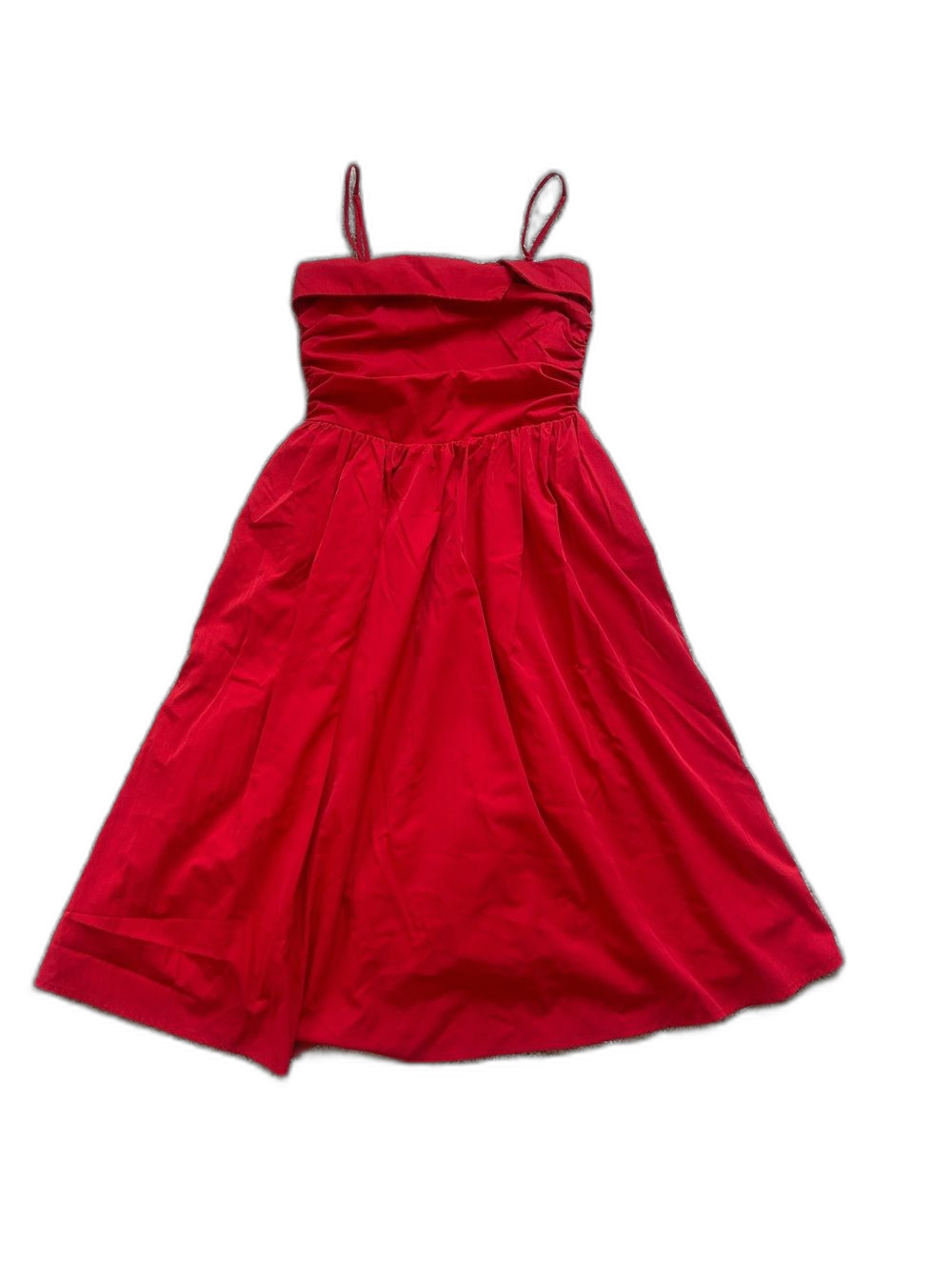 PINCH Red Midi Dress Women's Small Fit & Flare Wedding Guest Party